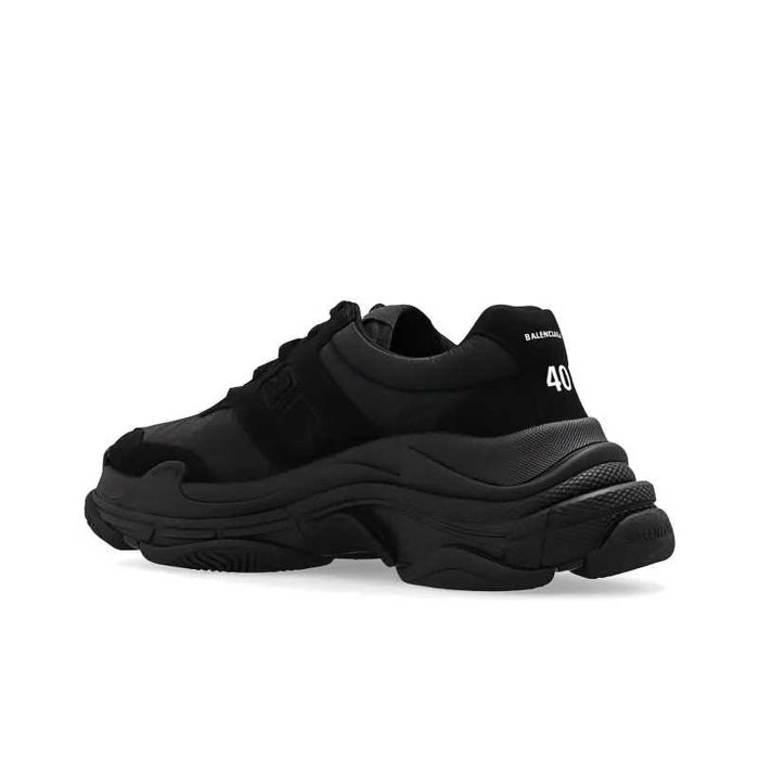 Обувки Balenciaga Triple S Nylon Black кецове сникърси маратонки