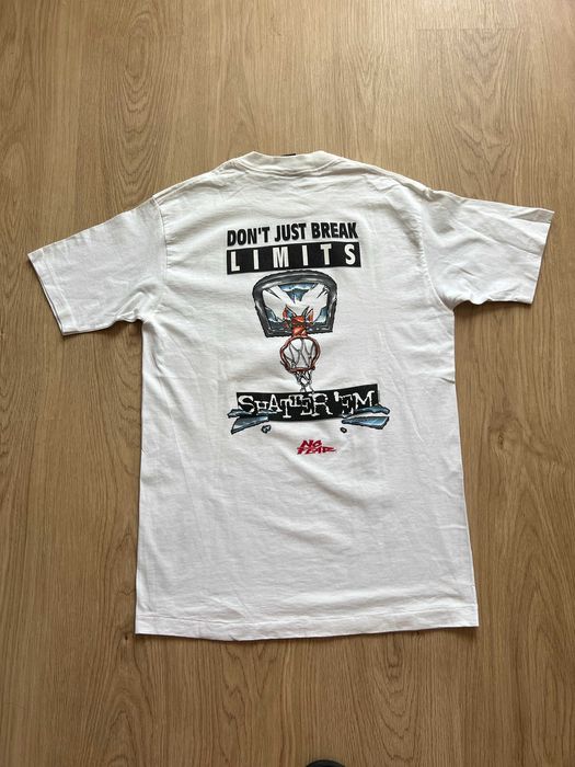 tricou no fear 90s single stitch y2k vintage stil stussy evisu