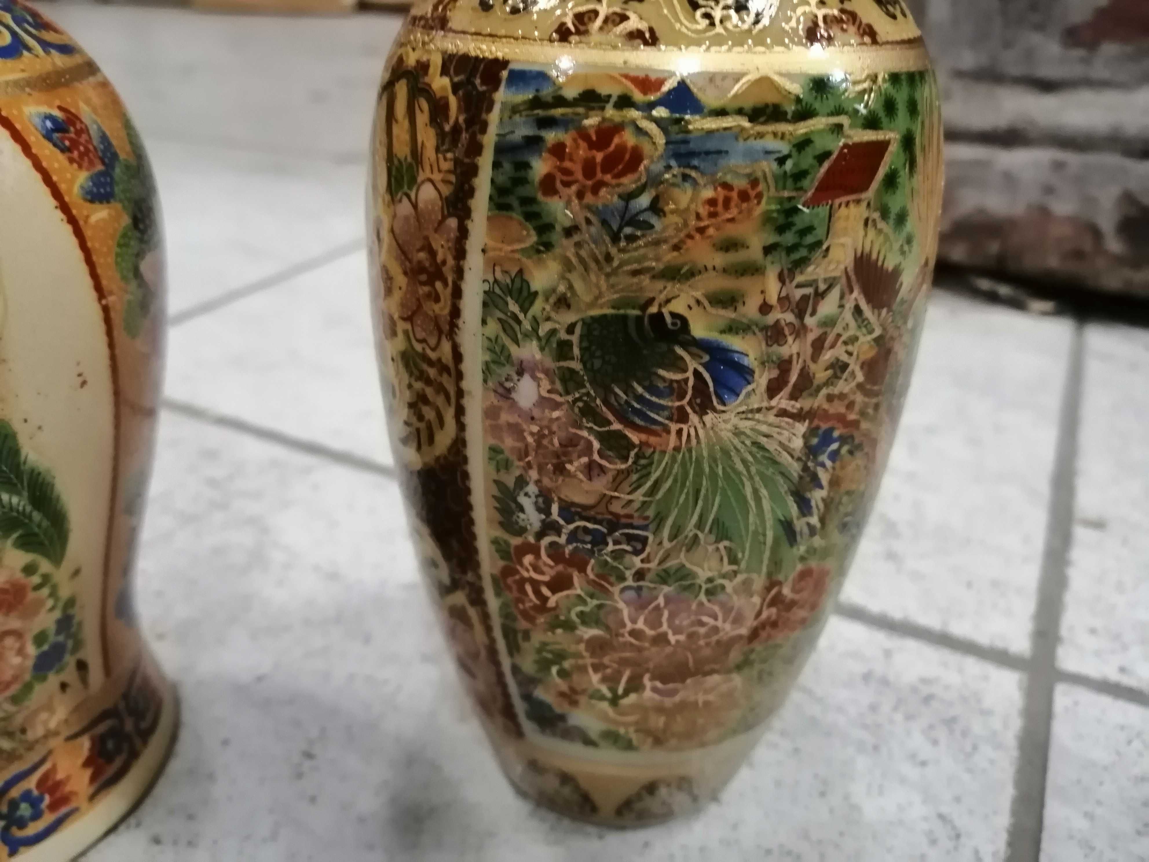 Комплект ръчно рисувана порцеланова китайска ваза, кана, съд, посуда