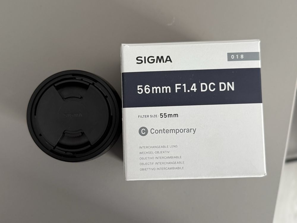 Продается объектив Sigma 56mm f/1.4 DC DN (E-mount) для Sony