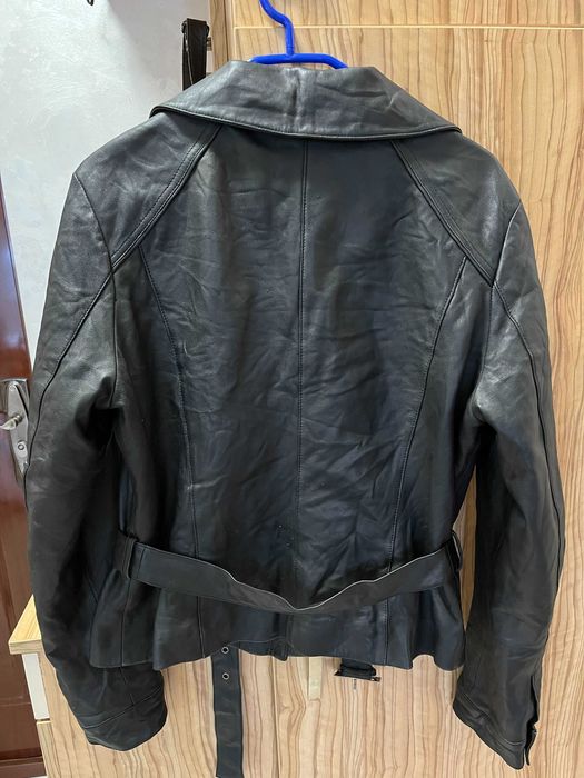 Дамско кожено яке Motivi черно като ново