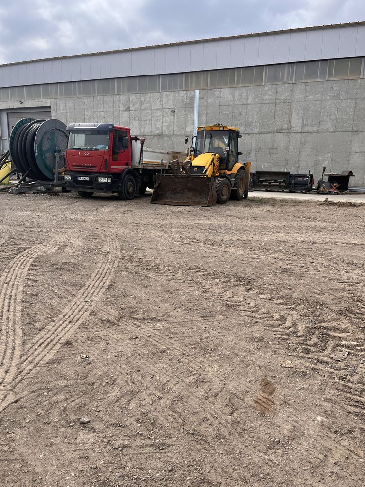 Inchiriez utilaje buldoexcavator+basculante