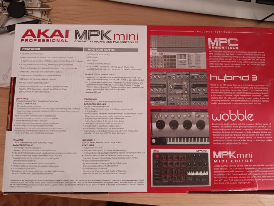 MIDI-клавиатура Akai MPK Mini MKIII
