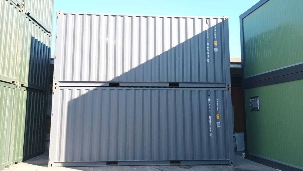 Container Maritim 6m NOU–Oferta Specială, Preț Imbatabil! Gri Antracit