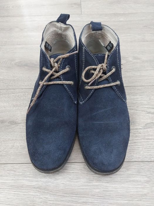 Ghete piele intoarsa barbati 45