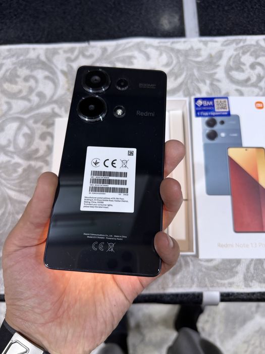 Redmi not 13 pro pamit 8.256g holati ideal karopka dak kamplekt