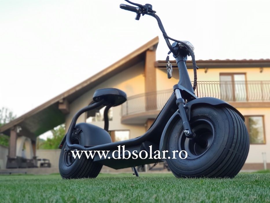 SCOOTER ELECTRIC 12Ah 40Km Autonomie Scuter Suspensii Harley SIGILAT‼️