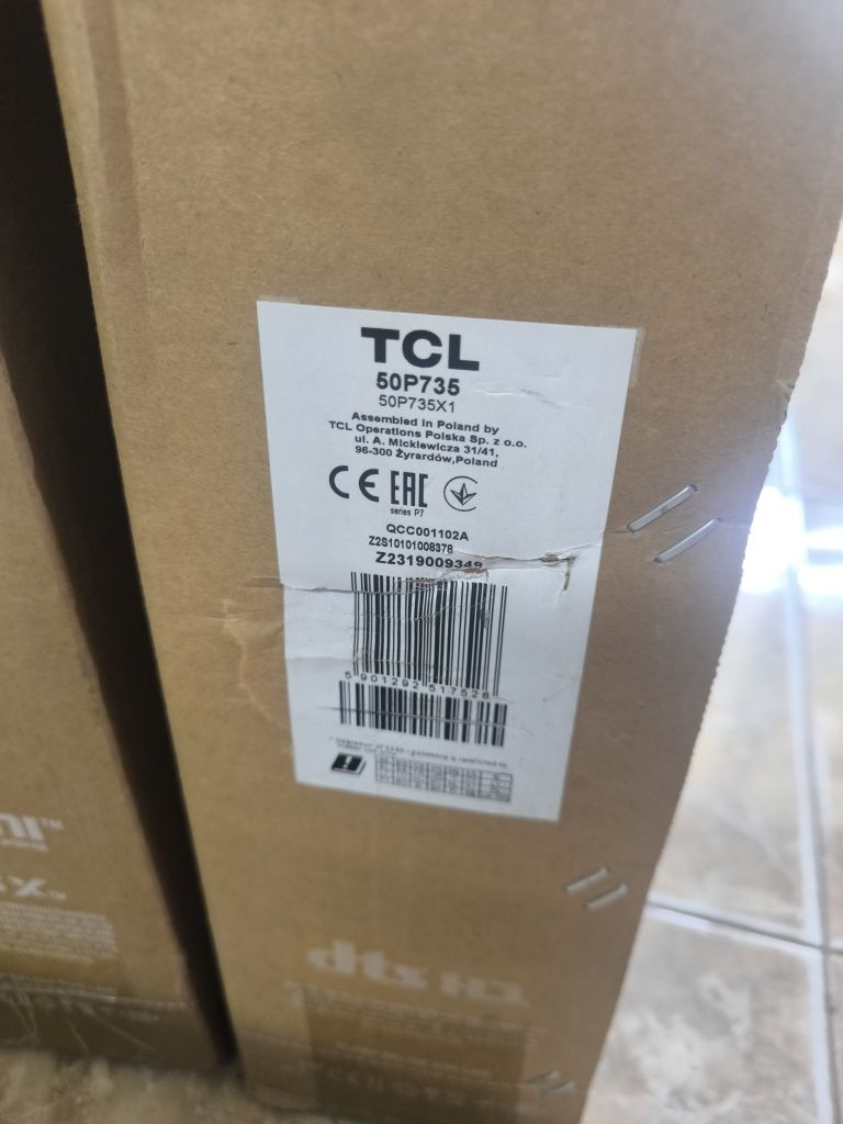 Телевизор TCL 50P735