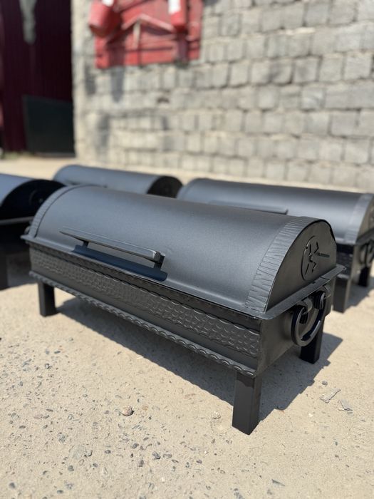 Mangal Qopqoli Bbq steyk aparat