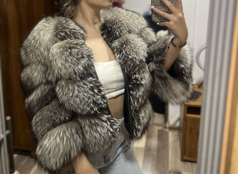 Blană naturală de vulpe