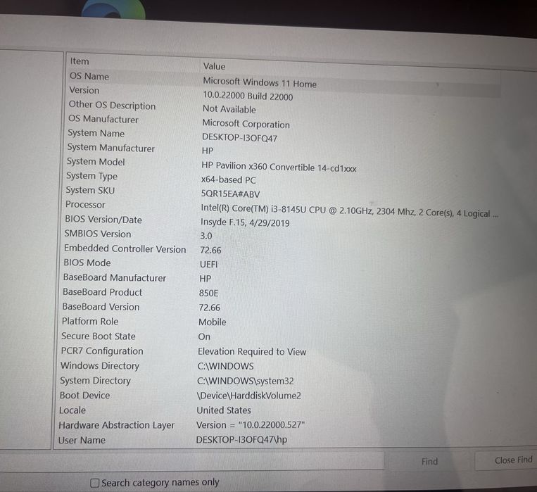 hp foldable laptop with/ touch screen