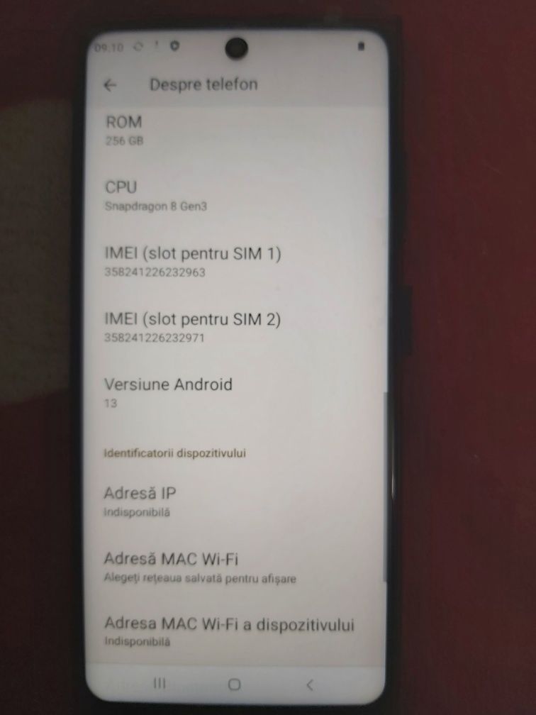 Vând telefon nou la cutie cu toate accesoriile memorie 8GB Rami+256GB