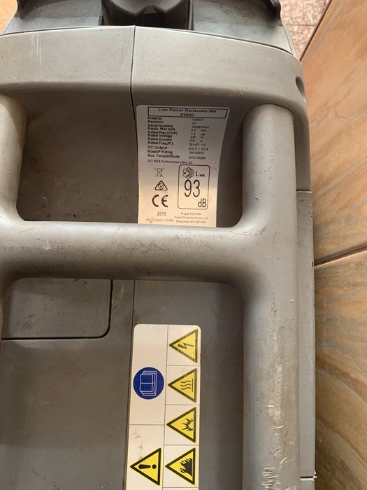 Generator briggs&stratton p2000