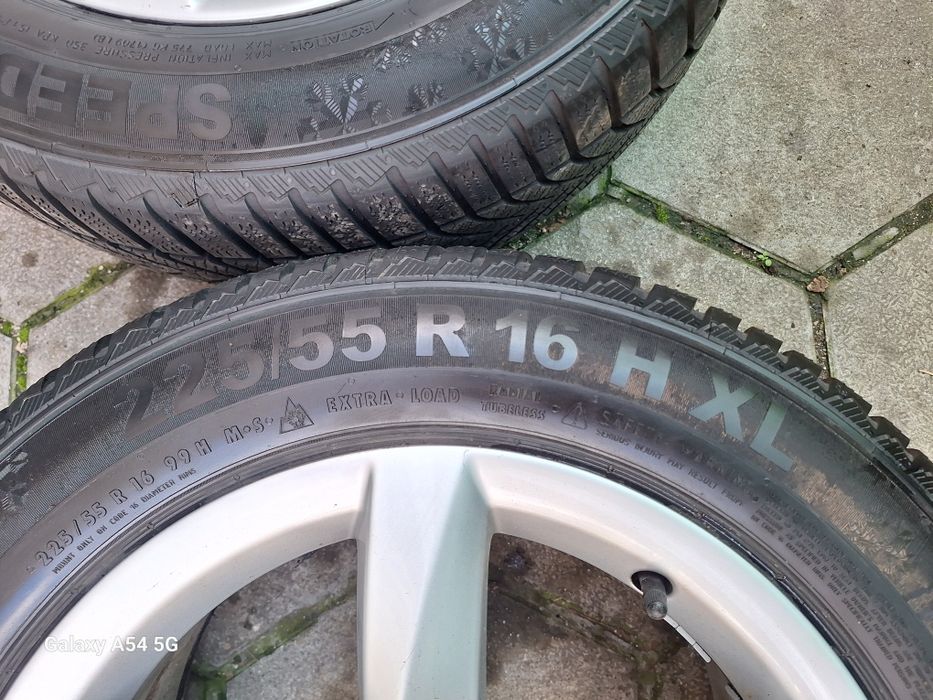 16цола 5х112 Ауди 66,6мм+зимни 225/55/16