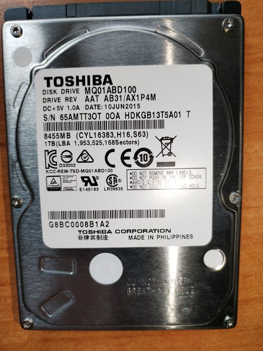 Храд диск TOSHIBA