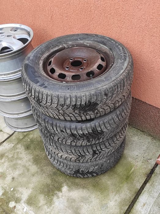Set complet anvelope + jante tablă R14 (185/65/R14) – aproape noi, For