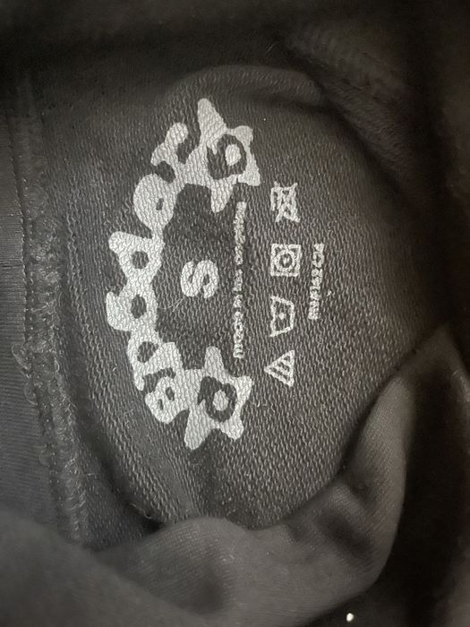 Spider hoodie black yellow