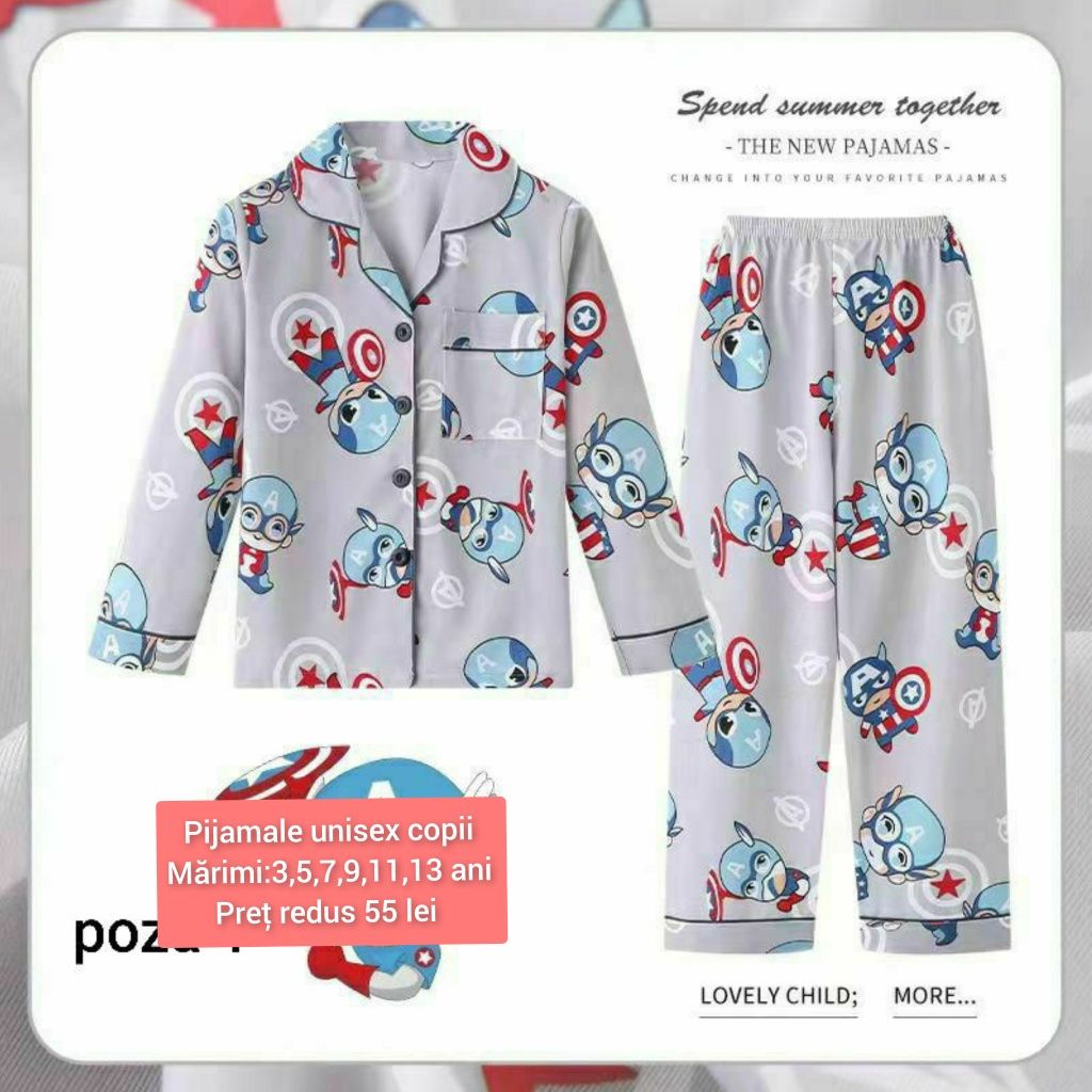 Pijamale copii unisex