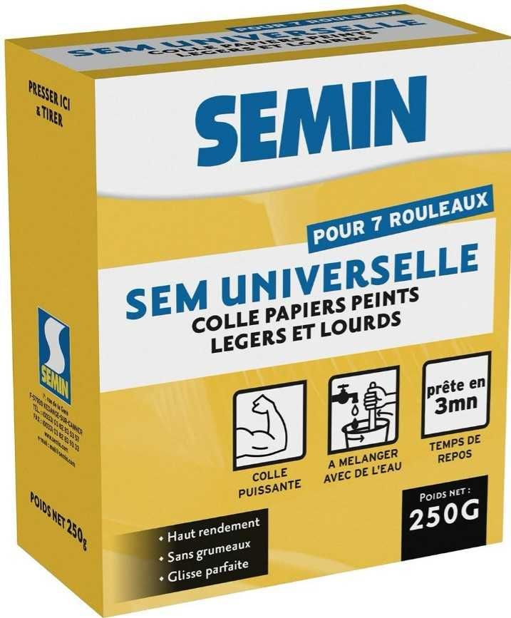 Semin Франция - стеклообои  , клей , шпаклевка Semin CE78 , лента