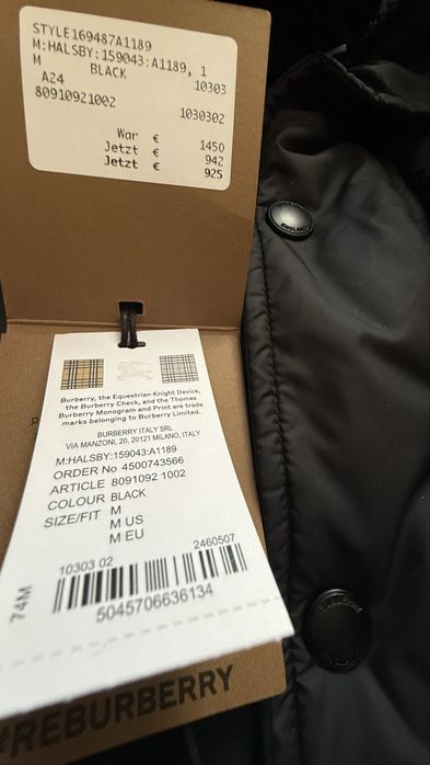 Burberry, размер L.1500лв