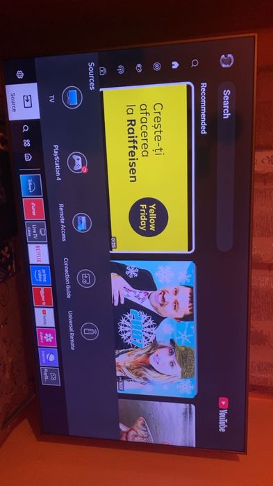 Vand televizor plasma smart, Crystal uhd 4k smart 138 cm 55