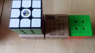 Кубик рубика 3х3 Little magic черный, цветной, новая серия, Юксин