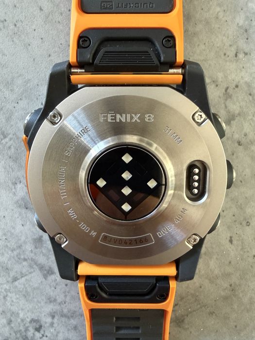 Ceas Garmin fēnix® 8 – 51 mm, AMOLED, Sapphire, Titan