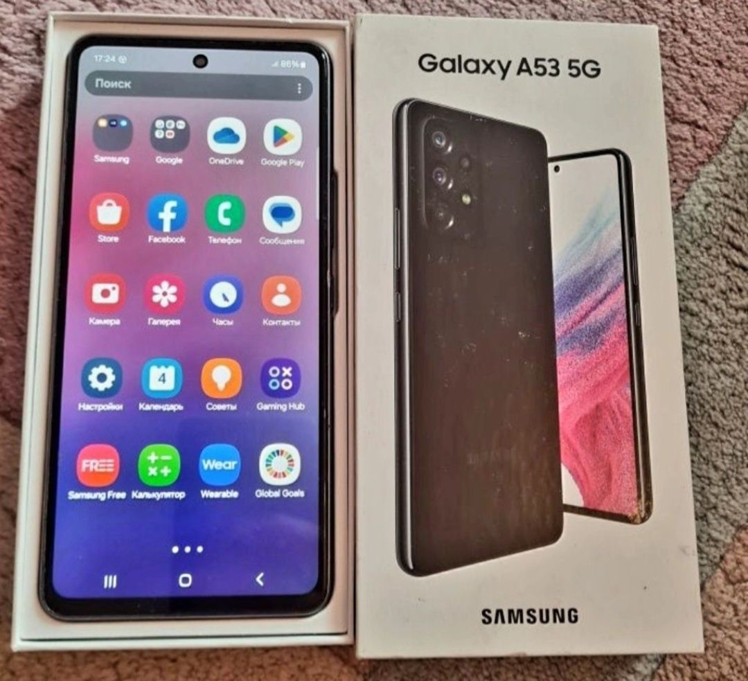 Samsung A53, 128 Gb, в отличном состоянии