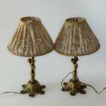 Set veioze vintage cu baza din bronz functionale