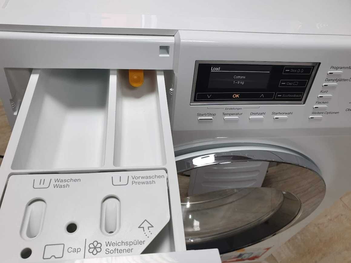 Miele - Пара - TwinDos - Подсветка - Пералня Миеле 12м Гаранция