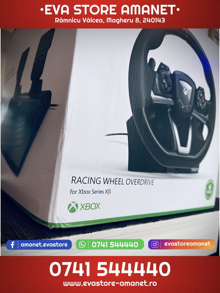 Volan gaming HORI Racing Wheel Overdrive Xbox Series X|S|One Win 10