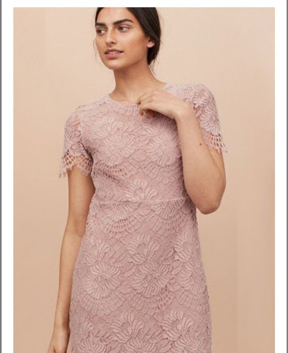 Дантелена рокля H&M