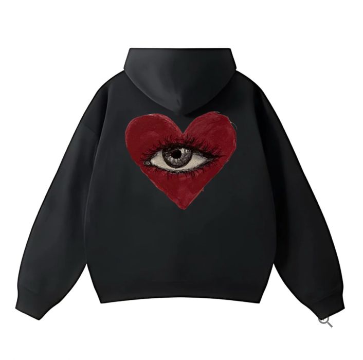 Черно тънко худи