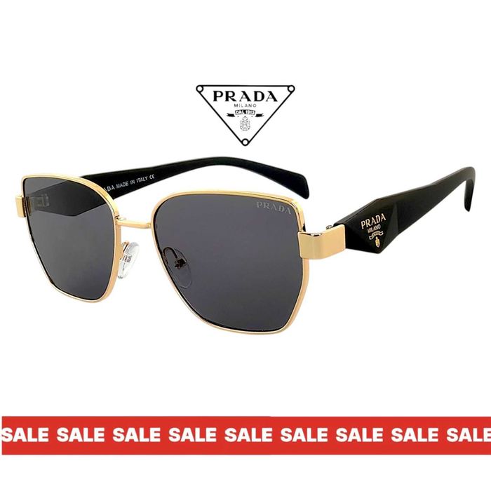Prada 2026 дамски слънчеви очила с интересна рамка и UV400 Защита