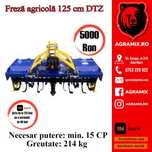 Freza agricola latime de lucru 125 cm nou Agramix