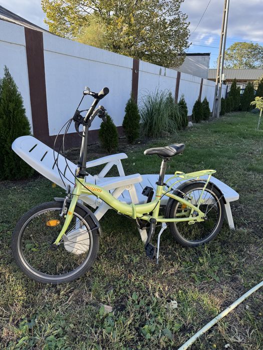 Bicicleta PEGAS verde metaliza, pliabila