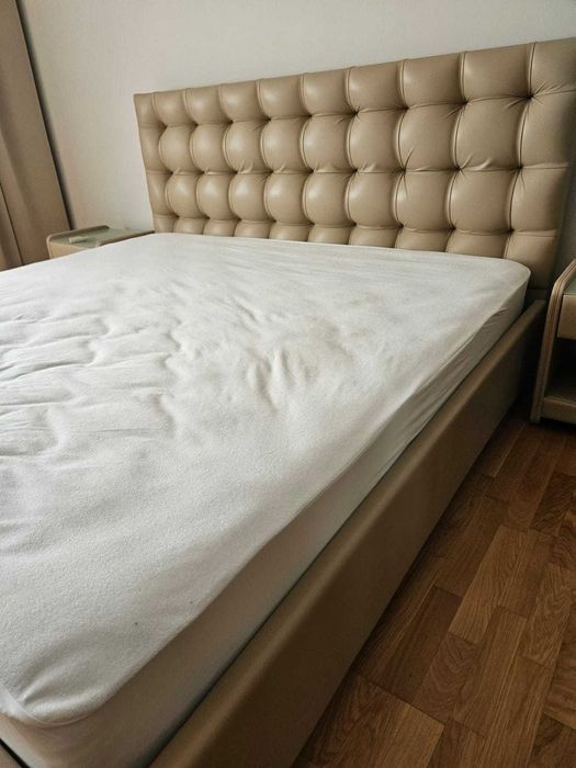 Двуспальная кровать Askona с матрасом 200*200 и тумбами