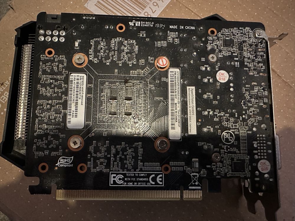 Видео карта GAINWARD GeForce GTX 1660 Pegasus OC 6GB