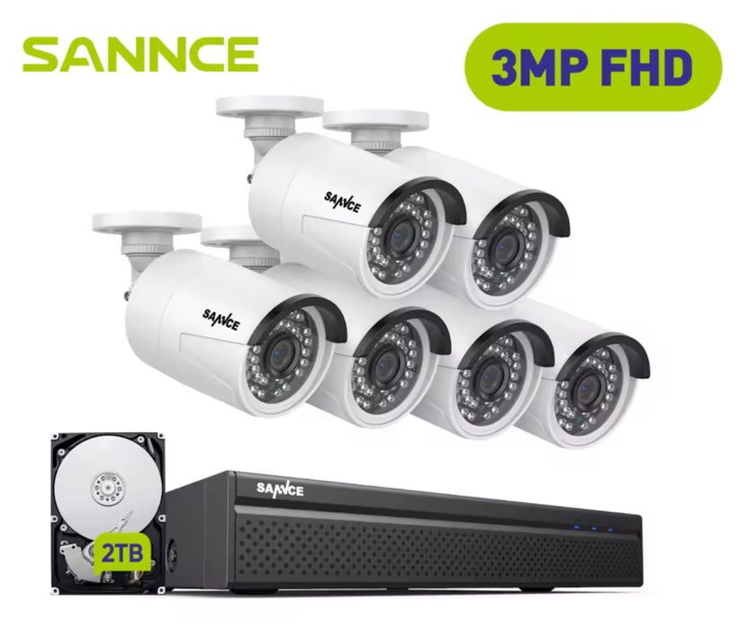 Camere Supraveghere Video KIT Complet 4/8/12 CAMERE **OFERIM MONTAJ