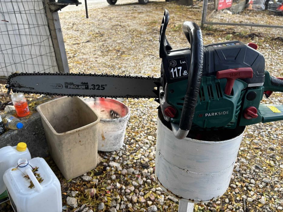 Бензинова резачка парксайд !!!не пали!!!