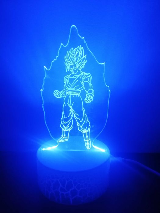 Lampi Neon cu iluminare RGB, Pokemon, Dragon Ball, Mew Two, Goku