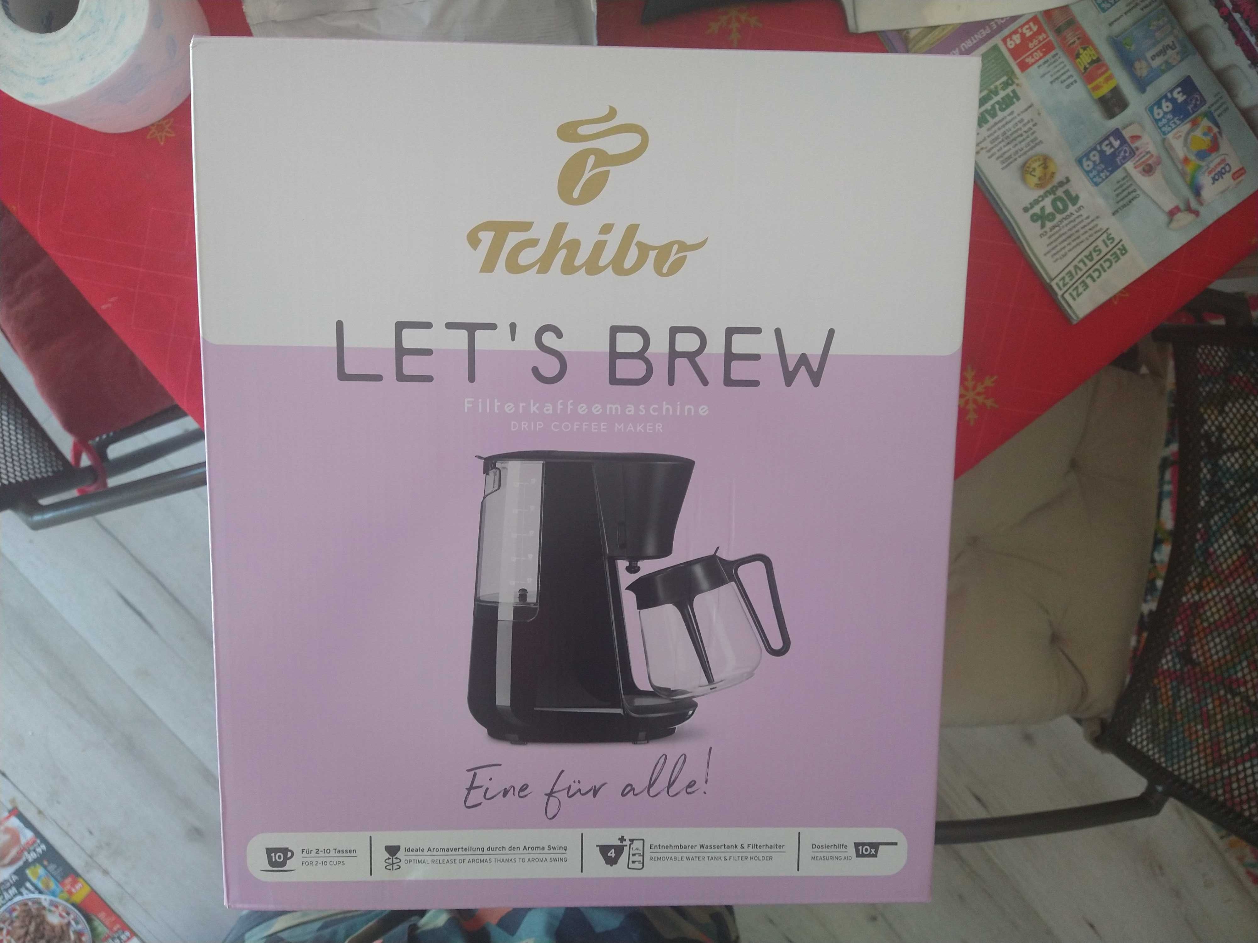 Cafetiera Tchibo Lets Drew 1.25 l 10 cesti