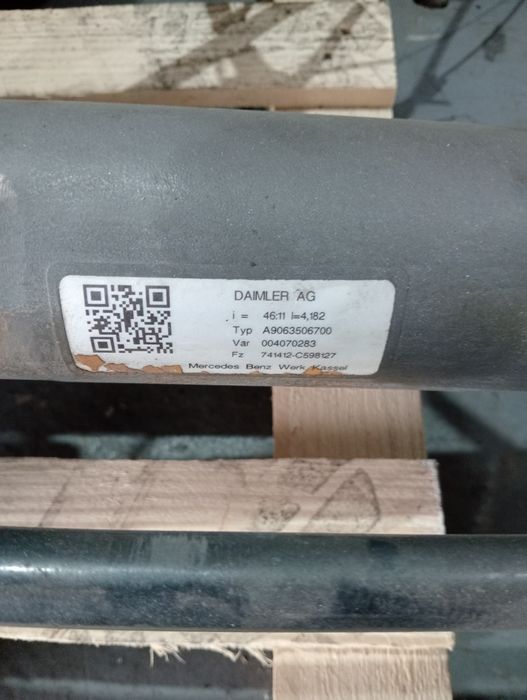 Punte spate 46:11 mercedes sprinter vw crafter