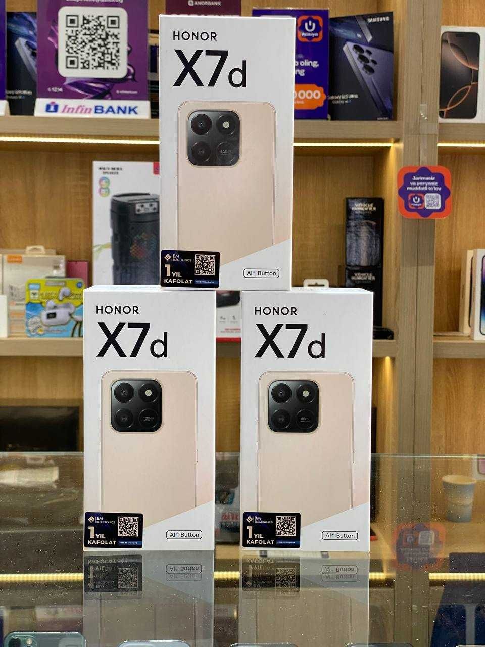 Новый HONOR X7D 2025 + Подарок. C годовой официальной гарантией.