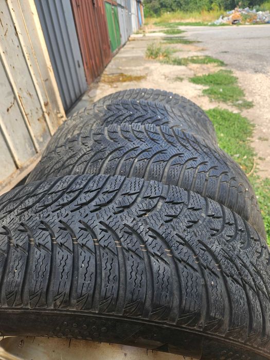Лети  джанти  5х112  15  със  зимни  гуми  195/65/15  KUMHO
