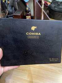 оригинална кутия за пури хумидор cohiba maduro