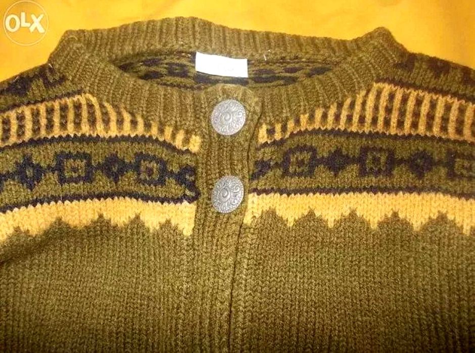 Cardigan / Pulover dama din lana naturala extrafina, S, M, L