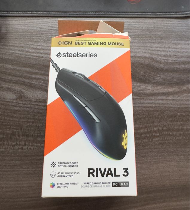 Mouse Gaming Steel Series Rival3 Negru
