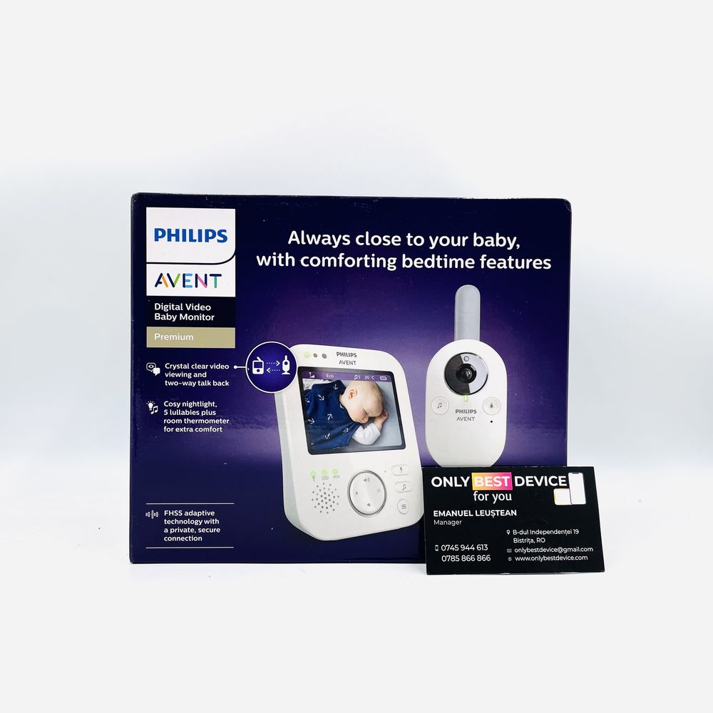 Monitor video digital Philips Avent pentru copii Nou/Sigilat