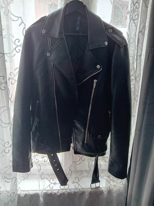 Geaca de piele Zara Man